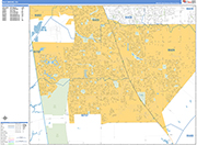 Elk Grove  Wall Map Basic Style